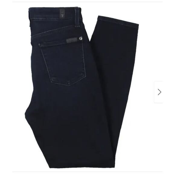 NWT 7 For All Mankind Gwen Skinny Embellished Jeans - 25 waist - Picture 7 of 11